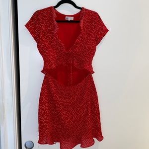 Red Polka Dot Dress